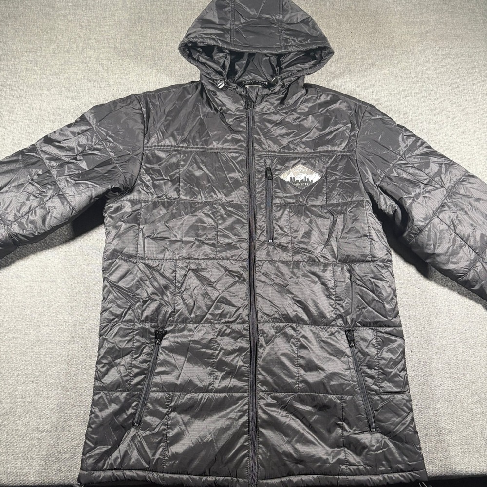 Coalatree MTN2CTY Camper Jacket Men Large Black Ripstop Insulated Hooded Puffer